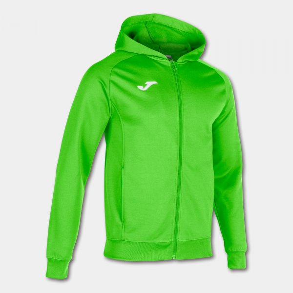 Fluo-zelená mikina Joma Menfis s kapucí