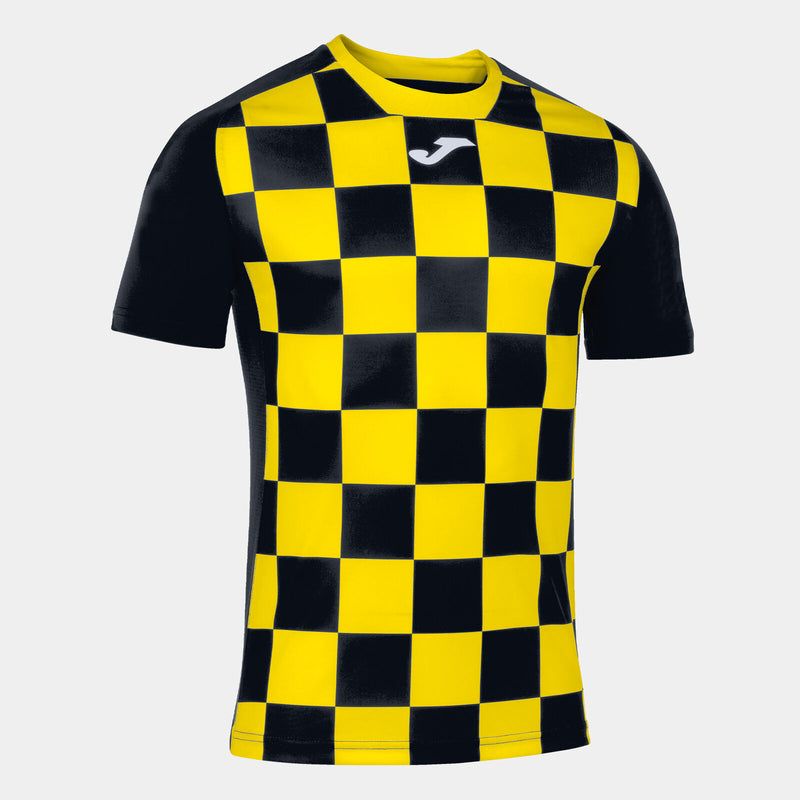 Tričko Joma Flag II Black-Yellow černá-žlutá