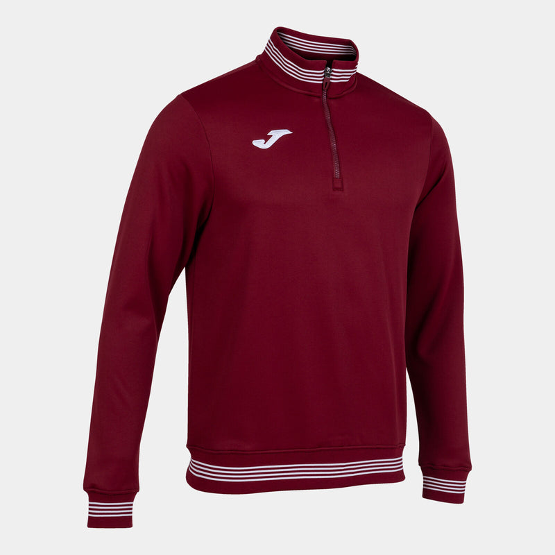 Mikina Joma Campus III Zip vínová