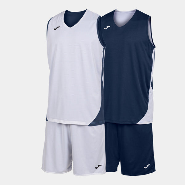 Souprava Joma Kansas Two-Piece tmavě modrá-bílá, sportovní komplet