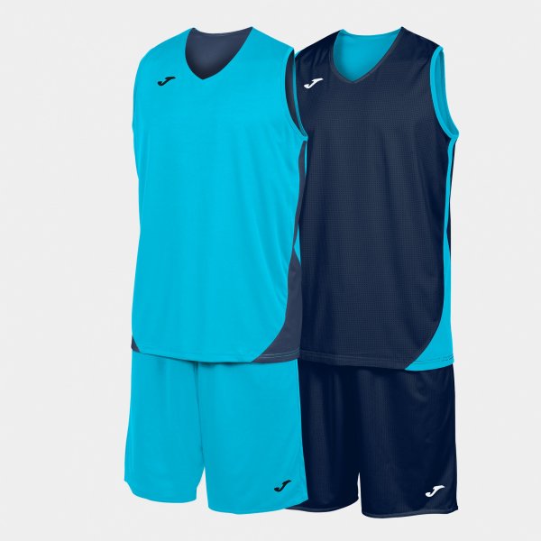 Souprava Joma Kansas fluo-tyrkysová, sportovní komplet