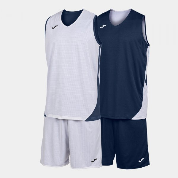 Souprava Joma Kansas Two-Piece tmavě modrá-bílá, sportovní komplet