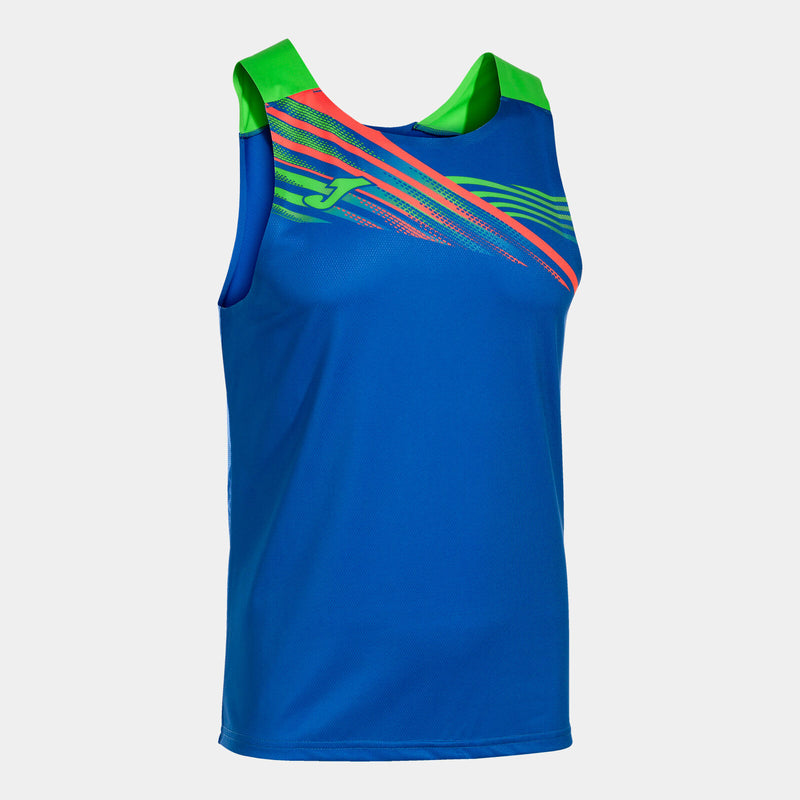 Tričko Joma Elite královská modrá-zelená