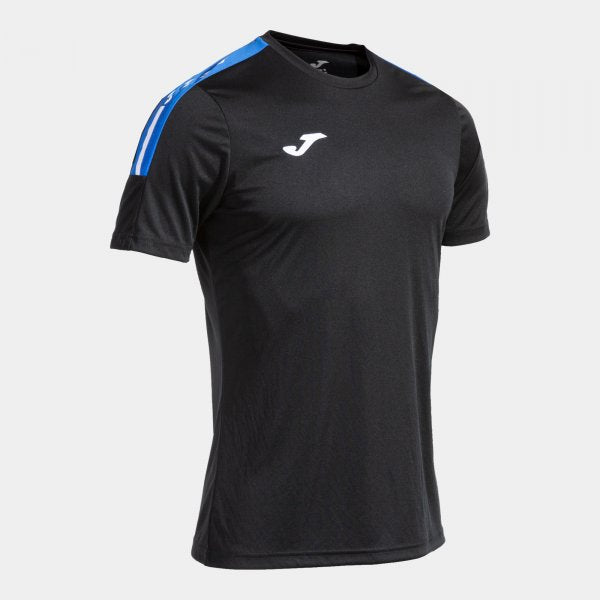 Tričko Joma Eco Essential černá-královská modrá