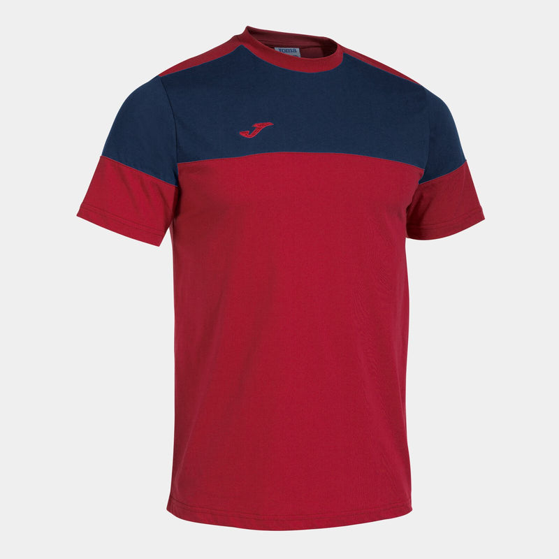 Tričko Joma Crew červená-tmavě modrá