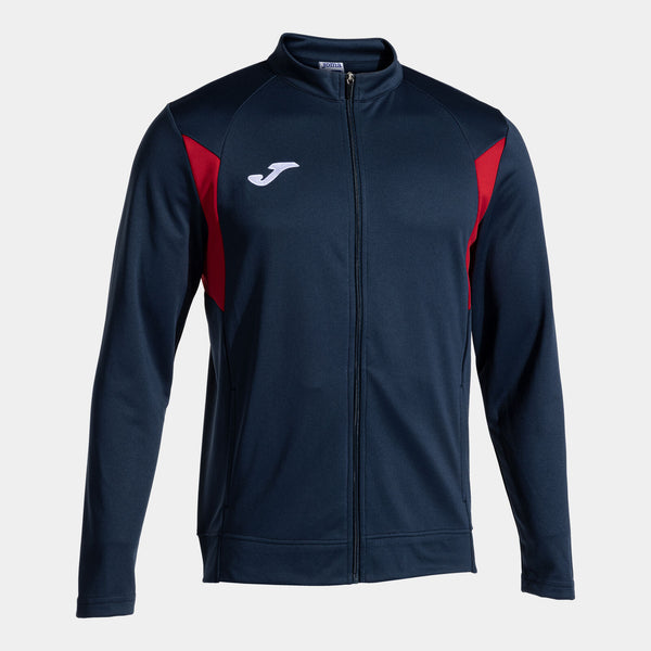 Mikina Joma Winner III Full Zip tmavě modrá-červená