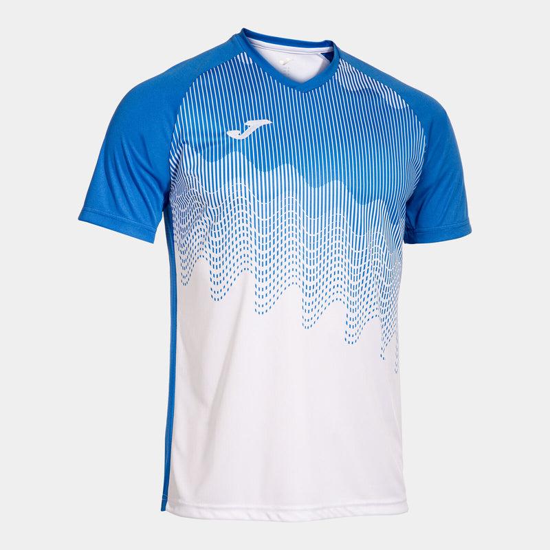 Tričko Joma Tiger VI bílá-královská modrá