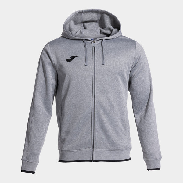 Mikina Joma Olimpiada Zip-Up Hoodie Melange šedá