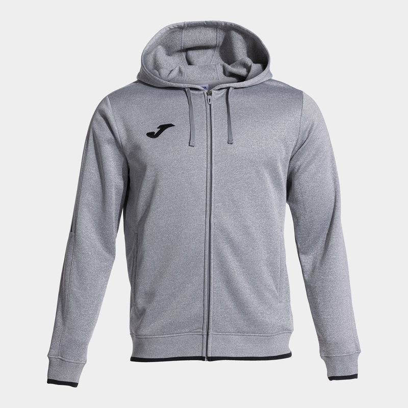 Mikina Joma Olimpiada Zip-Up Hoodie Melange šedá