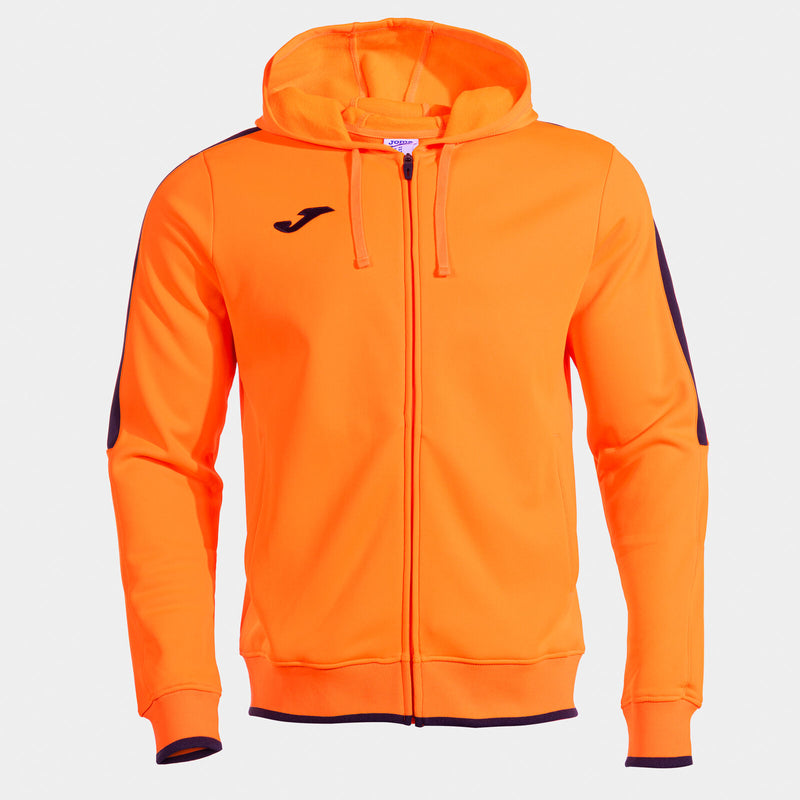 Mikina Joma Olimpiada Zip-Up Hoodie oranžová-černá