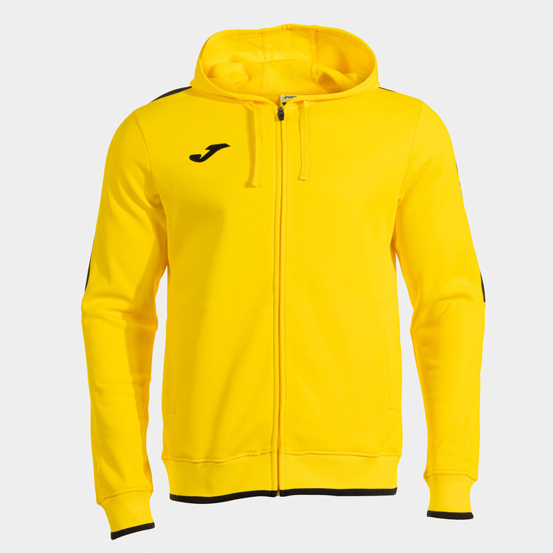 Mikina Joma Olimpiada Zip-Up Hoodie žlutá-černá