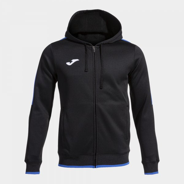 Mikina Joma Olimpiada Zip-Up Hoodie černá-královská modrá