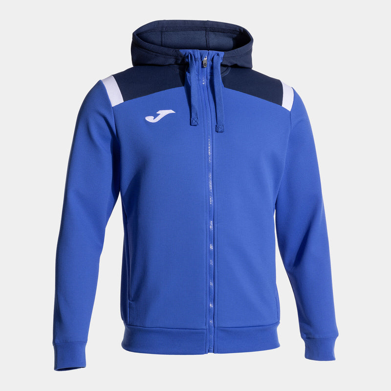 Mikina Joma Toledo Zip-Up Hoodie královská modrá-tmavě modrá