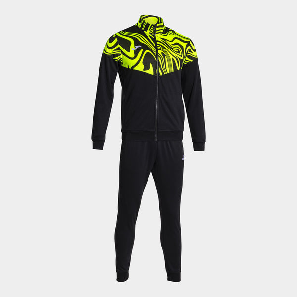 Souprava Joma Lion II Tracksuit černá-žlutá