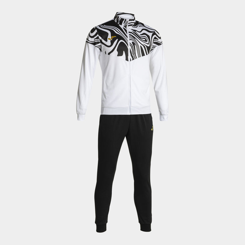Souprava Joma Lion II Tracksuit bílá-černá