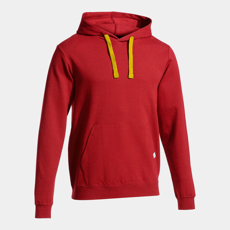 Mikina Joma Combi Hoodie červená-žlutá