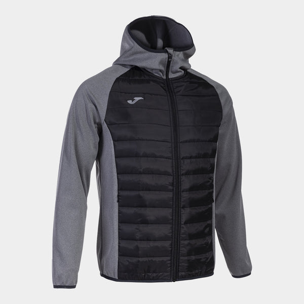 Bunda Joma Berna III Soft Shell Melange šedá-černá – bunda