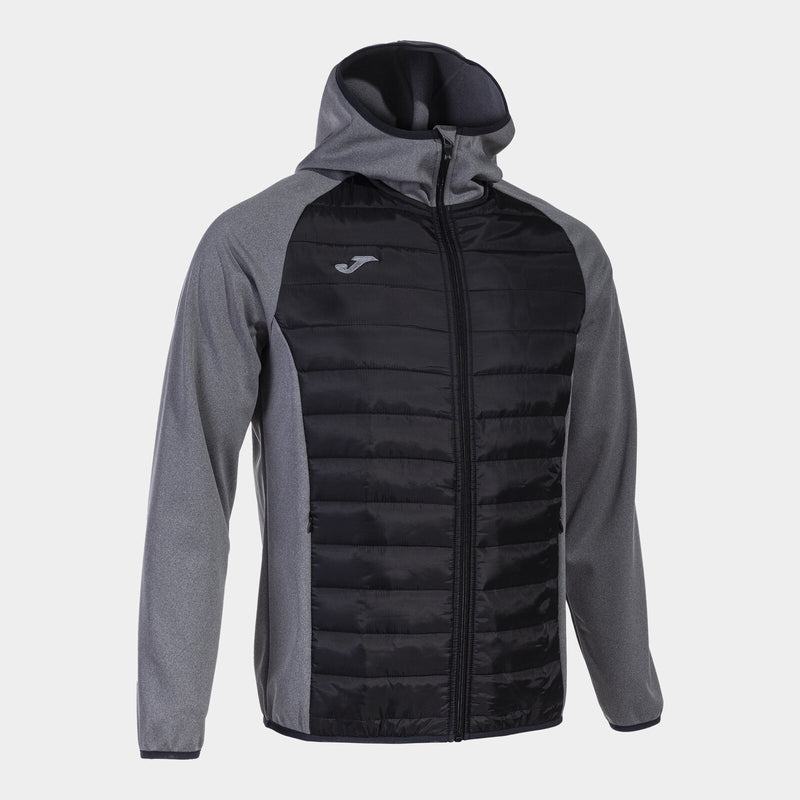 Bunda Joma Berna III Soft Shell Melange šedá-černá – bunda