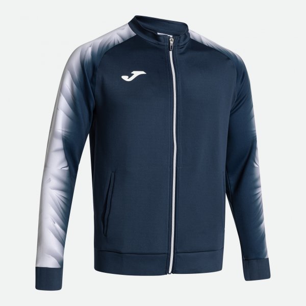 Mikina Joma Elite XI Full Zip tmavě modrá-bílá