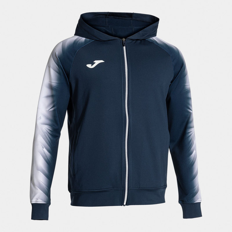 Mikina Joma Elite XI Zip-Up Hoodie tmavě modrá-bílá