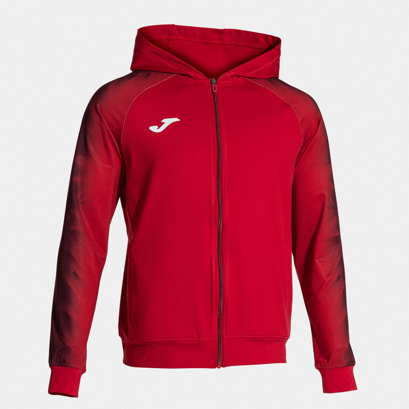 Mikina Joma Elite XI Zip-Up Hoodie červená