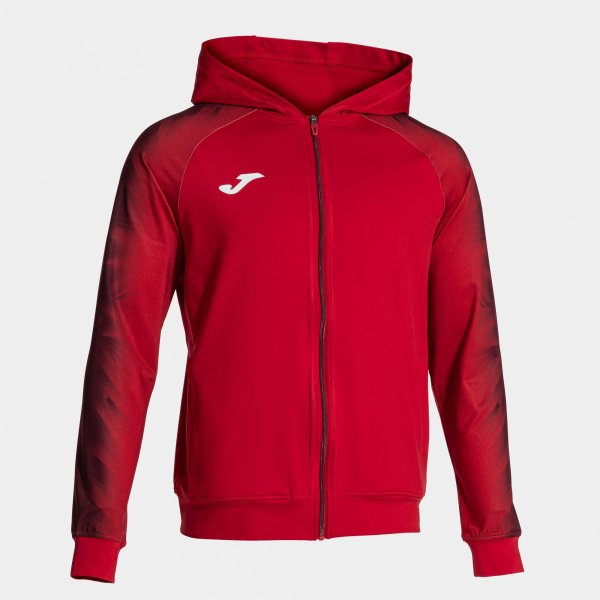 Mikina Joma Elite XI Zip-Up Hoodie červená