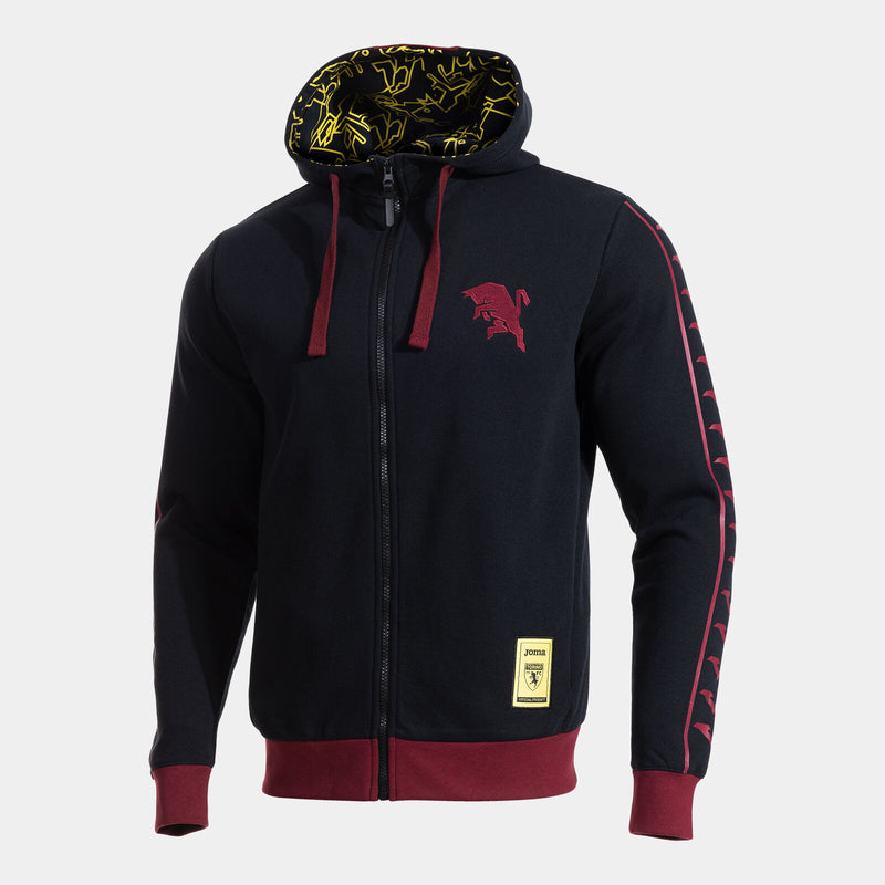 Mikina Joma Torino Zip-Up Hoodie černá