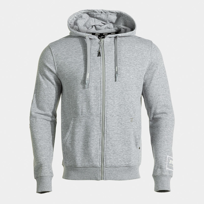 Šedá melírová mikina Joma Urban Street Zip-Up Hoodie