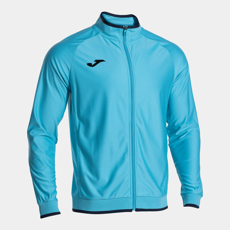 Mikina Joma Victory II Full Zip fluo-tyrkysová