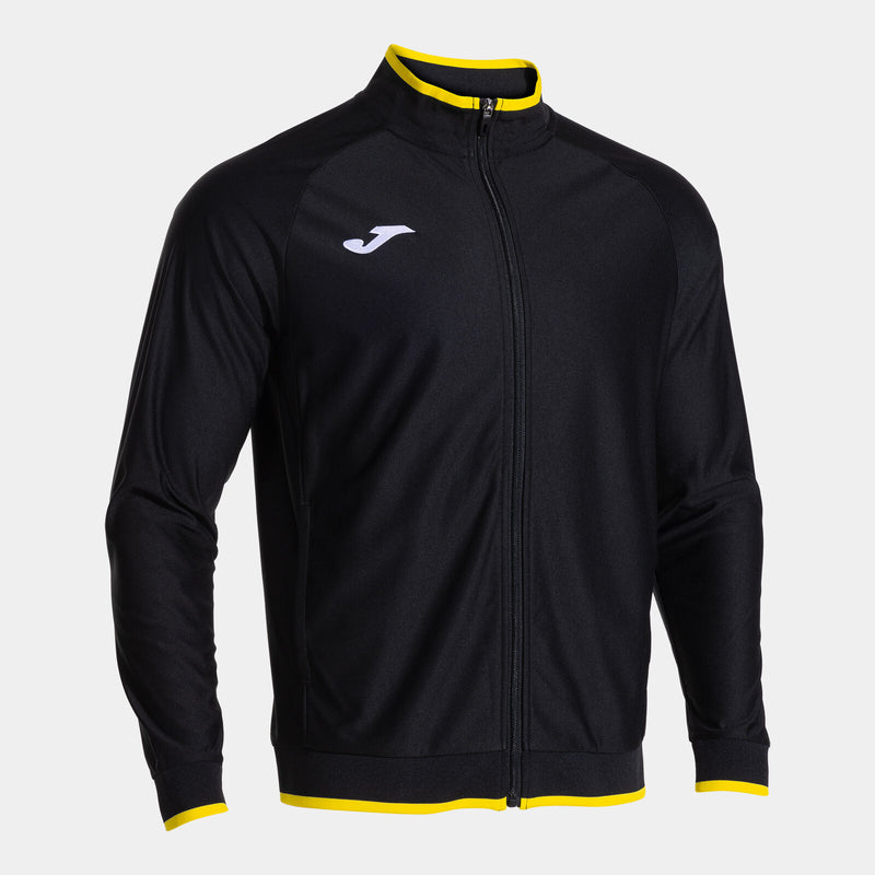 Mikina Joma Victory II Full Zip černá-žlutá