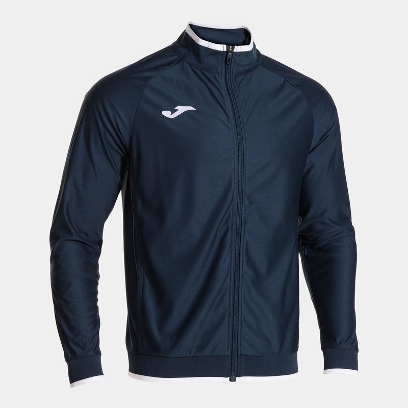 Mikina Joma Victory II Full Zip tmavě modrá-bílá