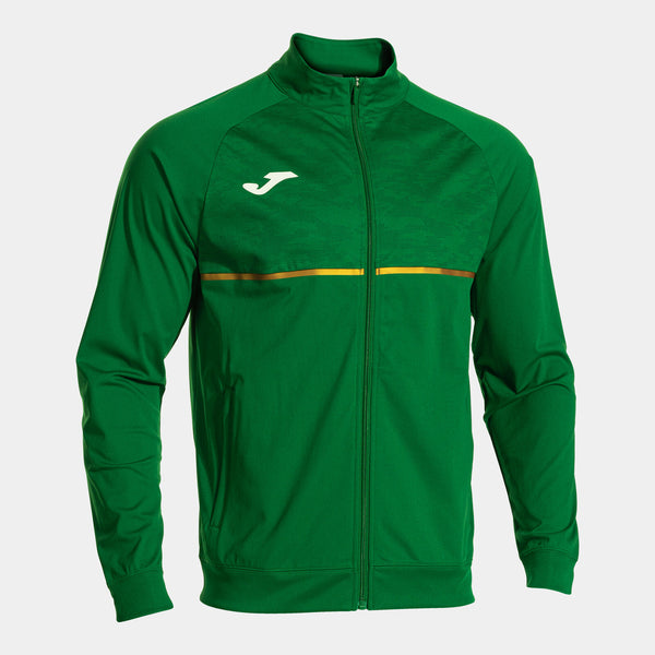 Zelená mikina Joma Record III Full Zip