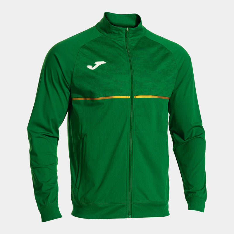 Zelená mikina Joma Record III Full Zip