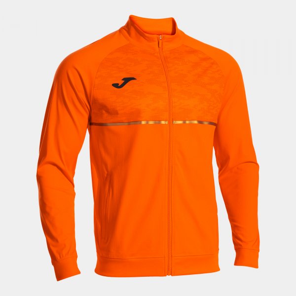 Oranžová mikina Joma Record III Full Zip