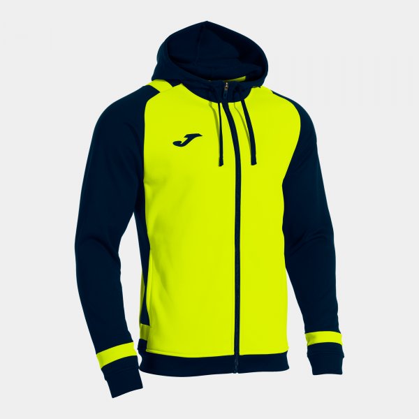 Mikina Joma Phoenix III Zip-Up Hoodie žlutá-fluo