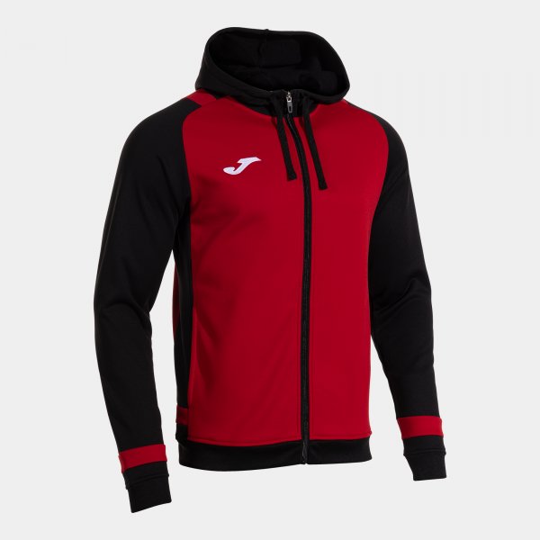 Mikina Joma Phoenix III Zip-Up Hoodie červená-černá