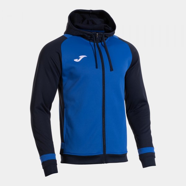 Mikina Joma Phoenix III Zip-Up Hoodie královská modrá-tmavě modrá