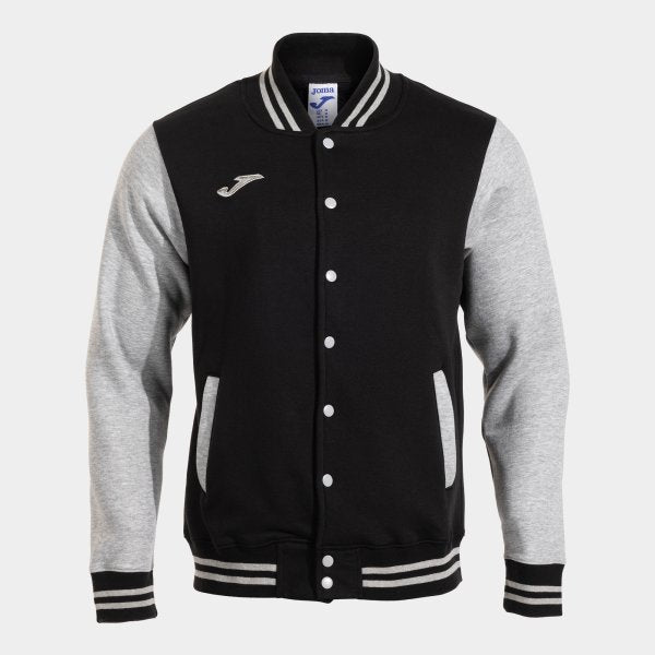 Mikina Joma Combi Full Zip černo-šedá – mikiny a bundy