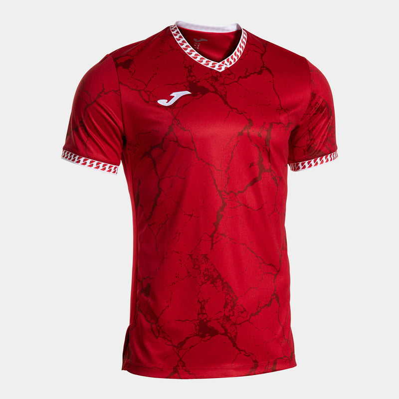 Červeno-bílé tričko Joma VII