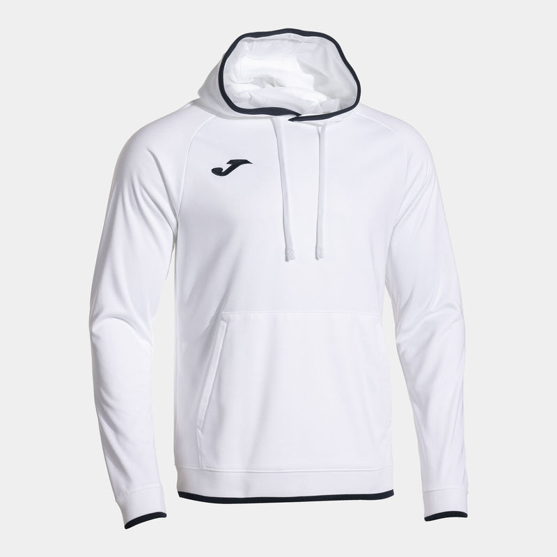Mikina s kapucí Joma Combi Premium Hoodie bílá-tmavě modrá