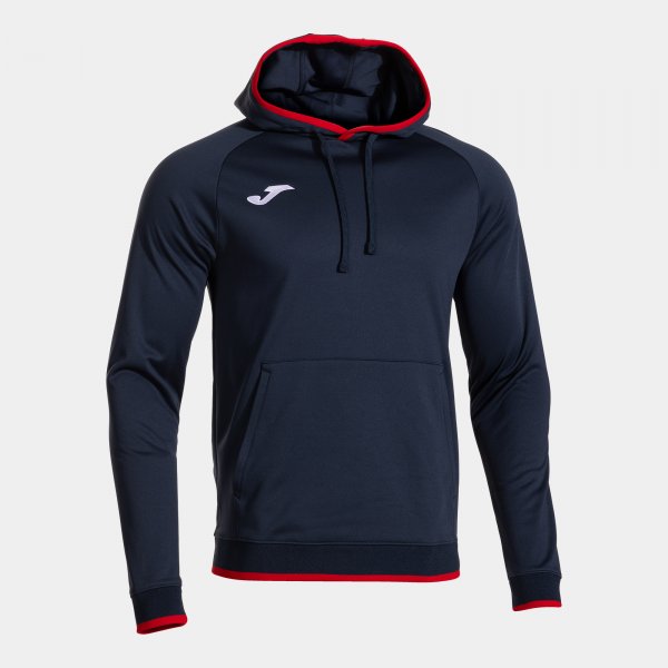 Mikina s kapucí Joma Combi Premium Hoodie tmavě modrá-červená