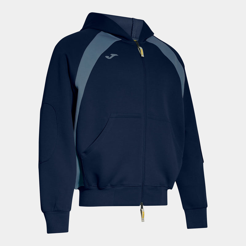 Tmavě modrá mikina na zip Joma Step Zip-Up Hoodie