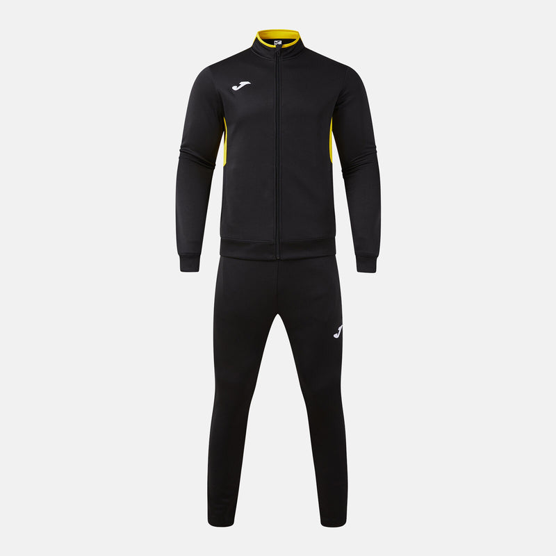 Černo-žlutá souprava Joma Winner IV Tracksuit