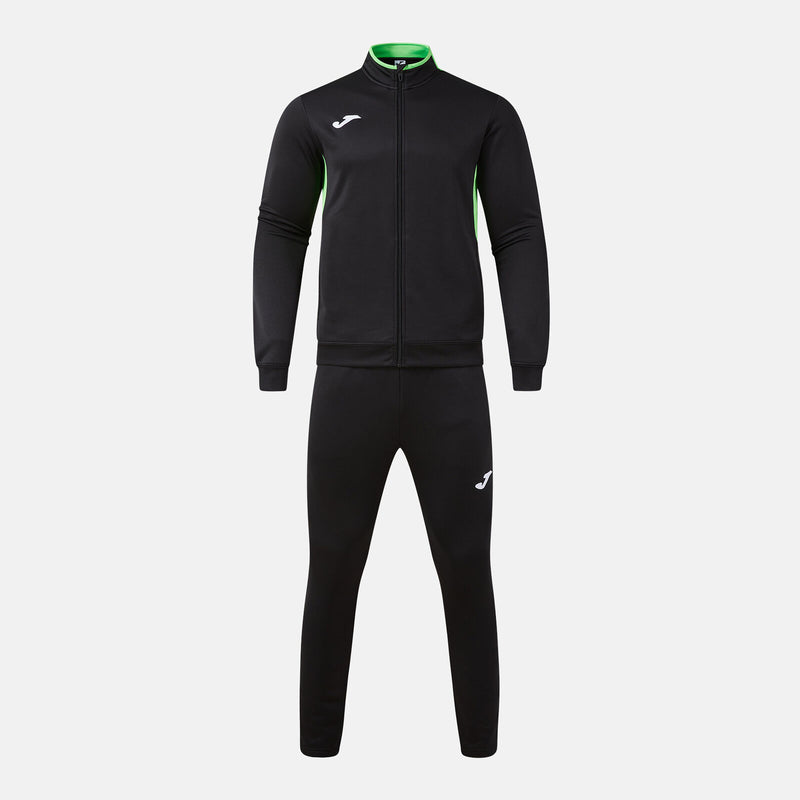 Černo-zelená souprava Joma Winner IV Tracksuit