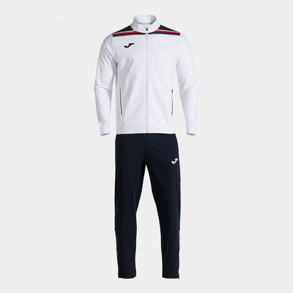Souprava Joma Toledo Tracksuit bílá-tmavě modrá
