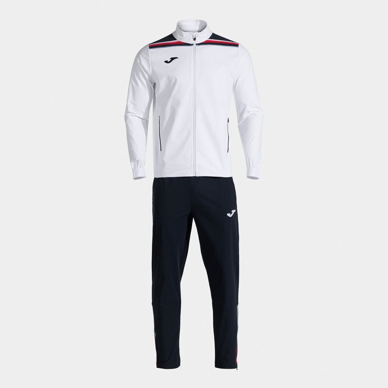 Souprava Joma Toledo Tracksuit bílá-tmavě modrá
