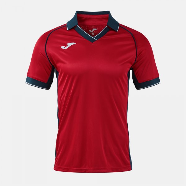 Polokošile Joma Vintage Eco Retro červená-tmavě modrá
