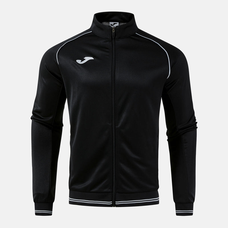 Mikina Joma Vintage Eco Retro Full Zip černá-šedá