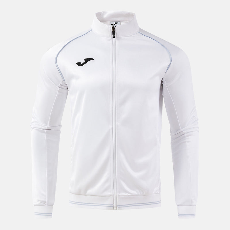 Mikina Joma Vintage Eco Retro Full Zip bílá-šedá