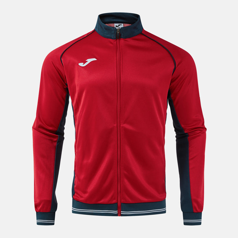 Mikina Joma Vintage Eco Retro Full Zip červená-tmavě modrá